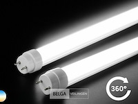 T8 led buizen – 18w – 120cm – 6500k koud wit – (x30) - afbeelding 1 van  6