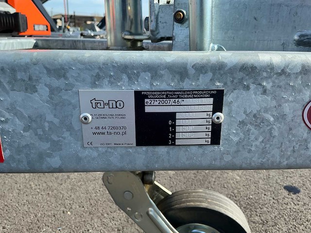 Ta-no bob machinetransporter *ongebruikt/garantie* - afbeelding 10 van  18