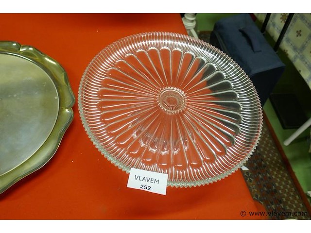 Taartenschaal in glas - afbeelding 1 van  1