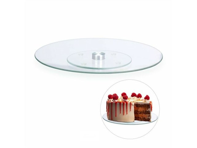Taartplateau glas - afbeelding 1 van  4