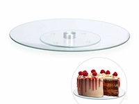 Taartplateau glas - afbeelding 1 van  4