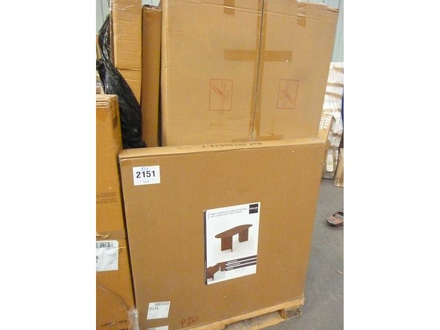 Table à manger extensible 160-200cm effet noyer - afbeelding 3 van  11