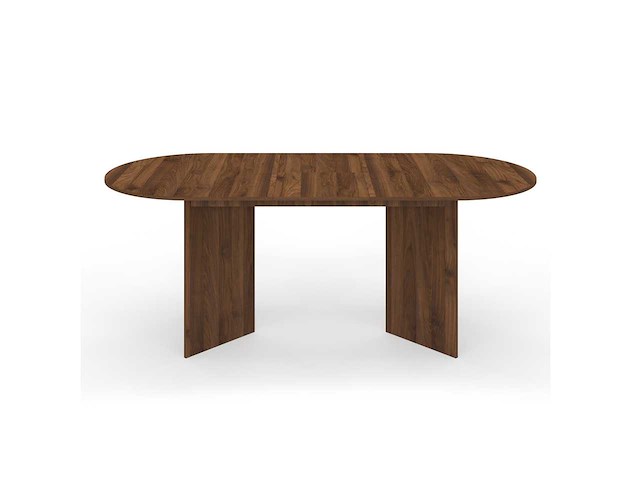 Table à manger extensible 160-200cm effet noyer - afbeelding 8 van  11