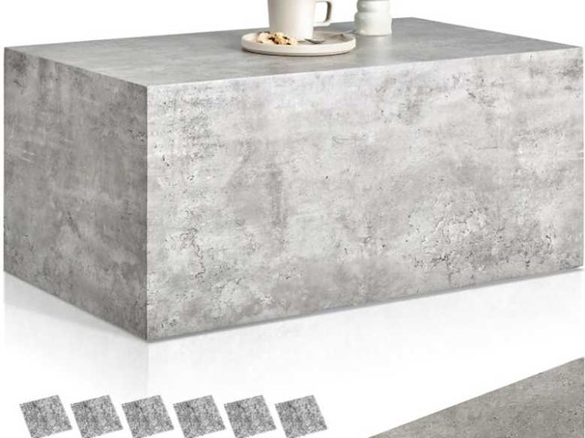 Table basse - aspect béton - afbeelding 1 van  4