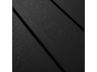 Table de jardin - 150 x 90 x 74,5 cm - noir - afbeelding 3 van  7