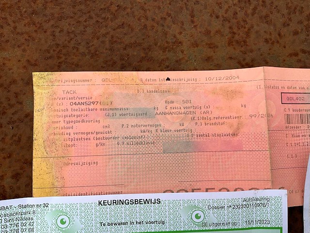 Tack aanhangwagen - afbeelding 9 van  20