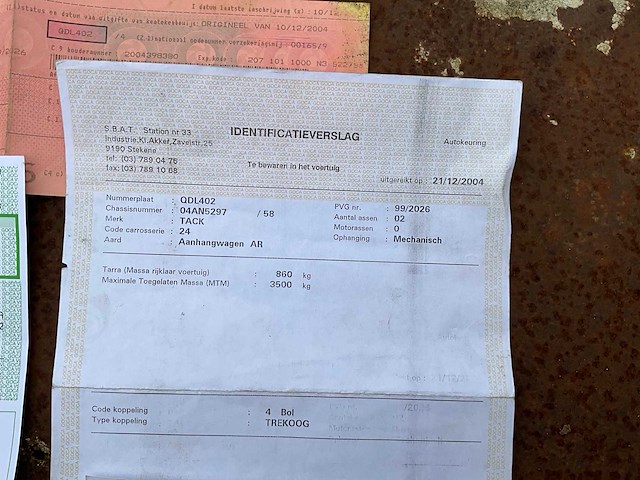 Tack aanhangwagen - afbeelding 11 van  20
