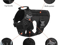 Tactisch hondenharnas xl zwart - afbeelding 2 van  3