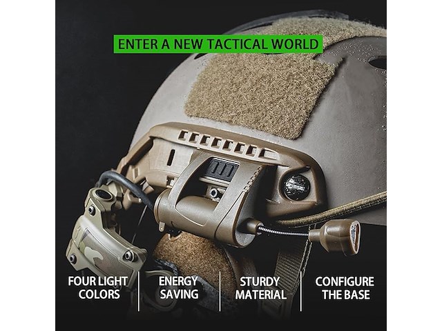 Tactische helmverlichting - afbeelding 2 van  4