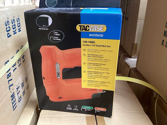 Tacwise 140-180el tacker oplaadbaar 12v (3x) - afbeelding 1 van  7