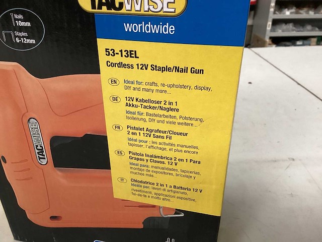 Tacwise 53-13el tacker oplaadbaar, 12 v (2x) - afbeelding 3 van  10