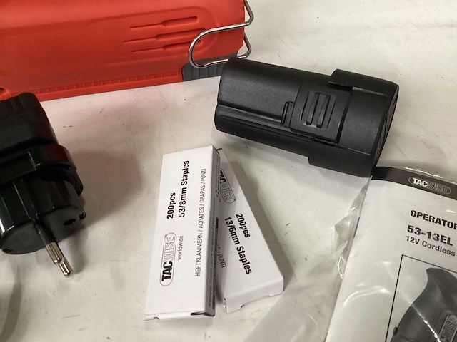 Tacwise 53-13el tacker oplaadbaar, 12 v (2x) - afbeelding 8 van  10