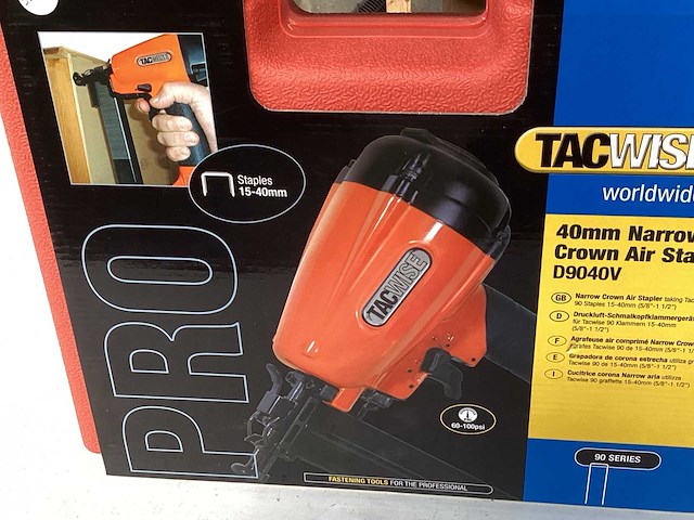 Tacwise d9040v pneumatische tacker in koffer (2x) - afbeelding 3 van  7