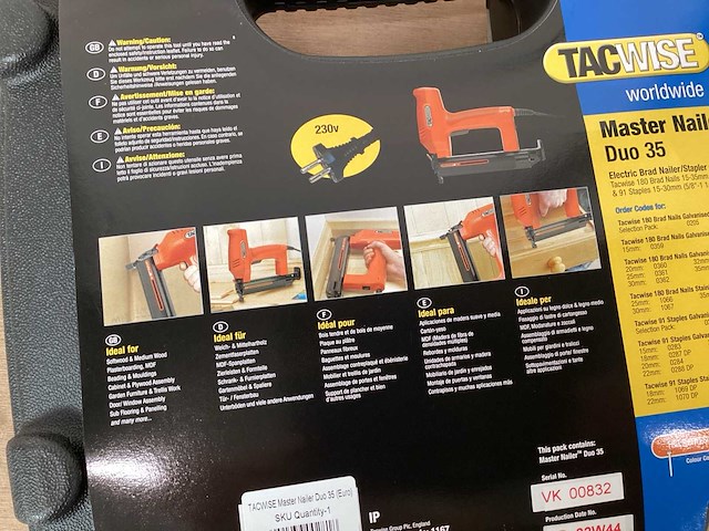 Tacwise duo 35 tacker 230v (4x) - afbeelding 4 van  8