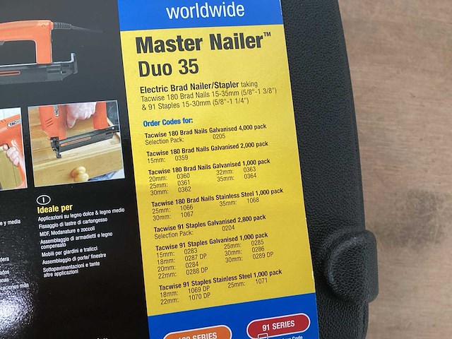 Tacwise duo 35 tacker 230v (4x) - afbeelding 5 van  8