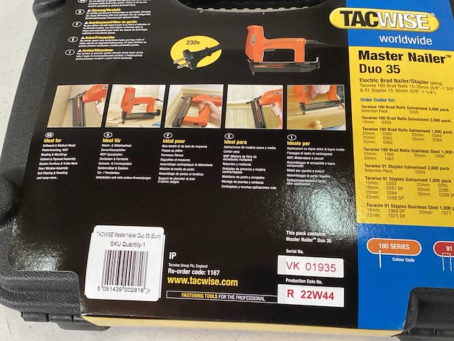Tacwise duo 35 tacker 230v - afbeelding 5 van  8