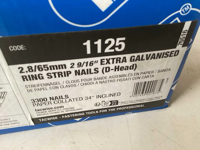Tacwise ring strip nails, 50 mm, 3300 stuks (10x) - afbeelding 3 van  6