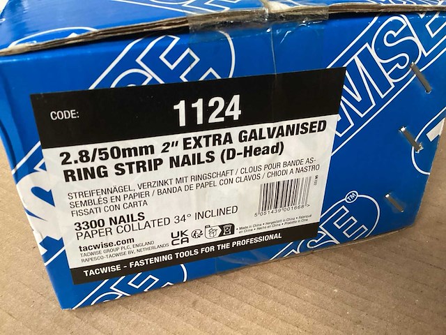 Tacwise ring strip nails, 50 mm, 3300 stuks (12x) - afbeelding 3 van  6