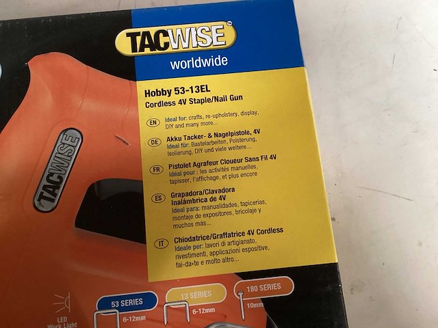 Tacwise tacker oplaadbaar, 4v (5x) - afbeelding 4 van  6