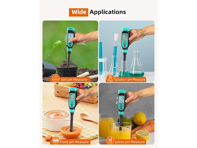 Tadeto digitale ph-meter - afbeelding 3 van  5