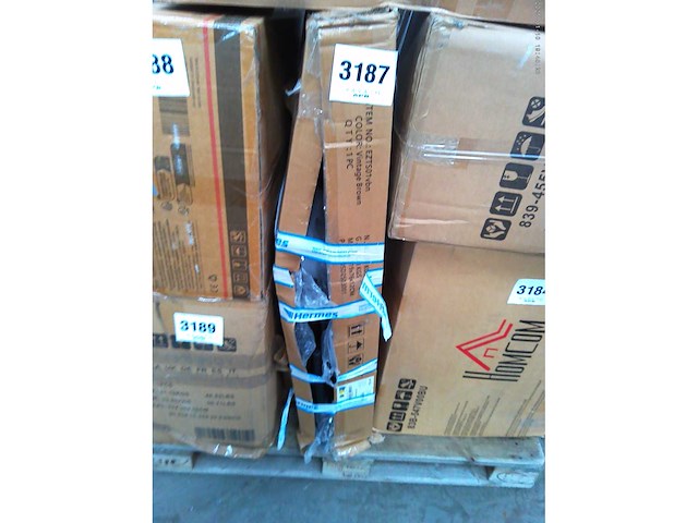 Tafel- en stoelenset voor 4 personen, rustiek bruin en zwart - afbeelding 10 van  10