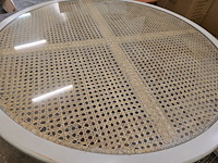 Tafel 100cm mortex poot met wooden top - afbeelding 6 van  6