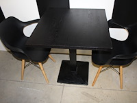 Tafel + 2 stoelen eames style - afbeelding 1 van  1