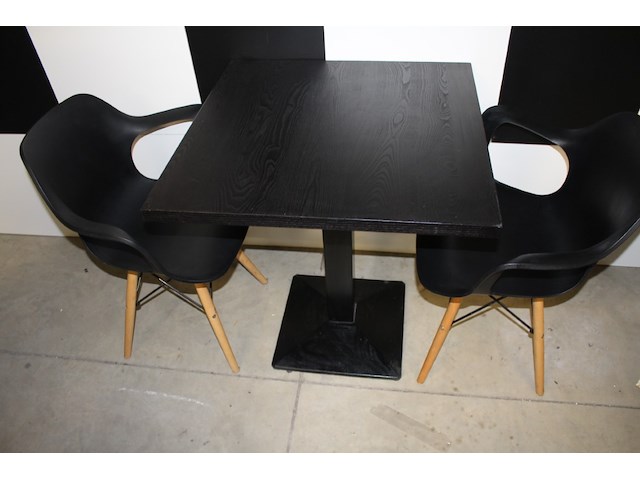 Tafel + 2 stoelen eames style - afbeelding 1 van  1