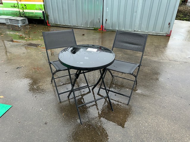 Tafel + 2 stoelen - afbeelding 1 van  5