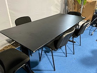 Tafel 204x90cm -5 stoelen - afbeelding 3 van  7