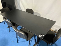 Tafel 204x90cm -5 stoelen - afbeelding 5 van  7