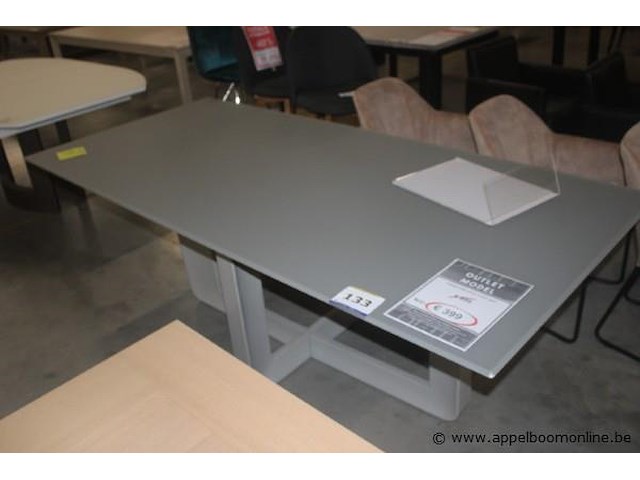 Tafel 220x100 glastop - afbeelding 1 van  2
