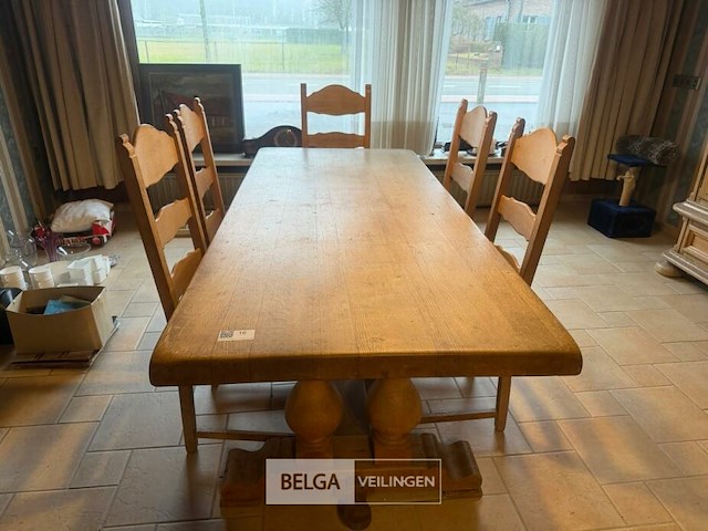 Tafel + 6 stoelen - afbeelding 2 van  6