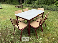 Tafel + 6 stoelen - afbeelding 1 van  6