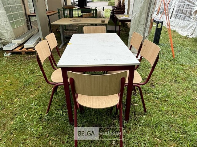 Tafel + 6 stoelen - afbeelding 2 van  6