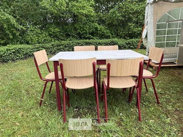Tafel + 6 stoelen - afbeelding 3 van  6