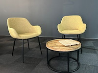 Tafel + 8 stoelen en salontafetje - afbeelding 2 van  12