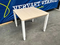 Tafel 90x90 - in hoogte verstelbaar (8x) - afbeelding 1 van  5