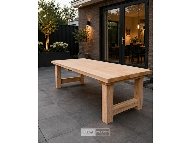 Tafel, afm 200x92cm x 78cm hoog - afbeelding 1 van  3