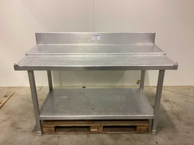 Tafel alu rvs werktafel - afbeelding 1 van  1