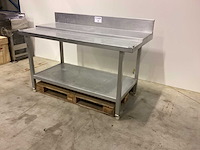 Tafel alu rvs werktafel - afbeelding 3 van  4