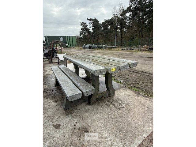 Tafel + bank - afbeelding 1 van  5