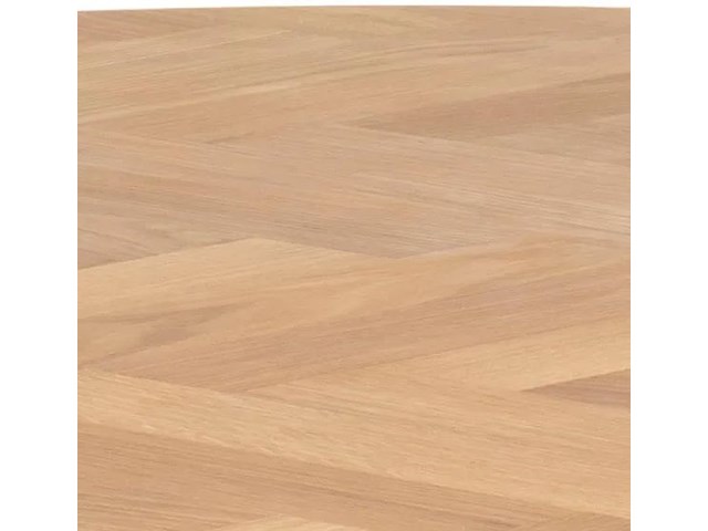 Tafel eik fineer diameter 120cm - afbeelding 3 van  3