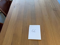 Tafel eik met metalen poot - castle line - afbeelding 3 van  3