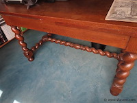 Tafel, gedraaide poten , verlengbaar - afbeelding 2 van  4