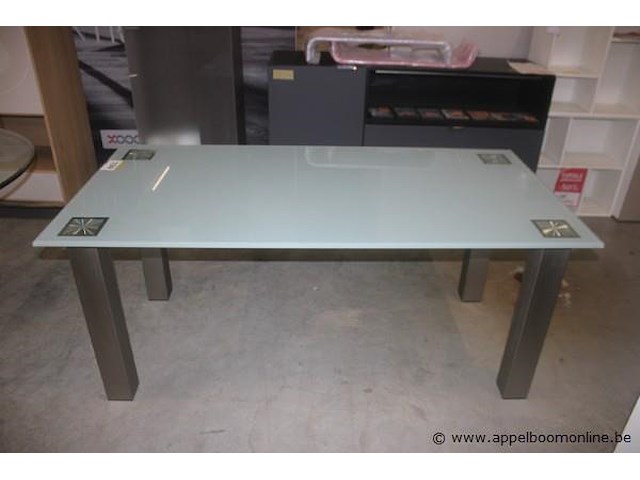 Tafel glas/metaal - afbeelding 2 van  2
