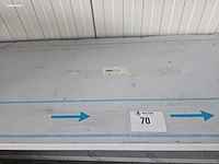 Tafel in inox met 2 ondertabletten nn - afbeelding 2 van  4