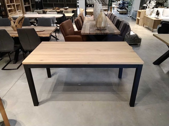 Tafel massief eik - afbeelding 2 van  3