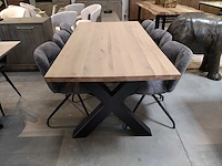 Tafel massief eik - afbeelding 1 van  3