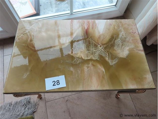 Tafel messing blad beschadigd - afbeelding 2 van  3